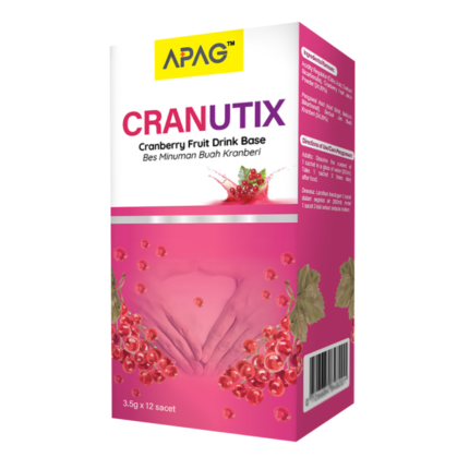APAG® Cranutix Cranberry Effervescent Drink 3.5g x 12 Sachets