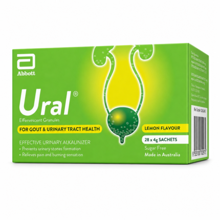 Ural Effervescent Granules 4g Sachets 28s